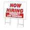 Signmission Now Hiring Assembly Line Workers Yard & Stake outdoor plastic coroplast, 2436 ASSEMBLY LINE WORKERS C-2436 ASSEMBLY LINE WORKERS - alternate 1